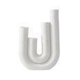 thumbnail image 1 of Candle Holder Stable Base Shatterproof Abstract Minimalism Nordic Style Decorative Ceramic Geometric Shape Candle Stand for Living Room, 1 of 8
