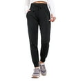 thumbnail image 5 of BALEAF Women's Fleece Lined Pants Water Resistant Sweatpants High Waisted Thermal Joggers Winter Running Hiking Pockets Black XXL, 5 of 7