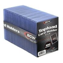 BCW 3X4 TOPLOAD CARD HOLDER - STANDARD (100 CT. PACK)
