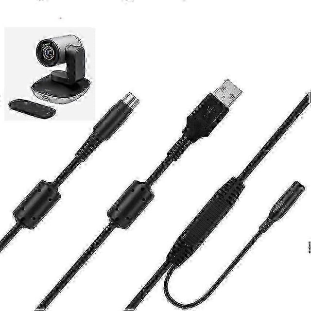 Power & Data Cable for Logitech CC2900e/3500e/2900ep/3000e/PTZ Pro Cameras