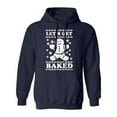 thumbnail image 2 of Veracco Let's Get Baked Gingerbread Christmas Funny Cool Unisex Hooded Neck Hoodie for Men Women Unisex (Red), 2 of 4