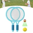 thumbnail image 1 of Juego de raquetas de bádminton DYNWAVEMX para niños con volantes y pelotas de tenis, 1 of 8