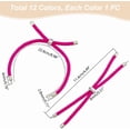 thumbnail image 3 of 12Pcs 12 Colors Nylon Twist Cord Bracelet Making Sets 9 inch(22.8cm) Slider Bracelets Nylon Cord Chain Link Bracelet with Brass Findings Adjustable Bracelet Chains for Jewelry Making, 3 of 6