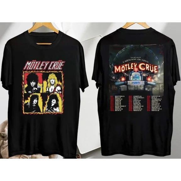 Motley Crue Tour 2026 Unisex T-Shirt For Fan