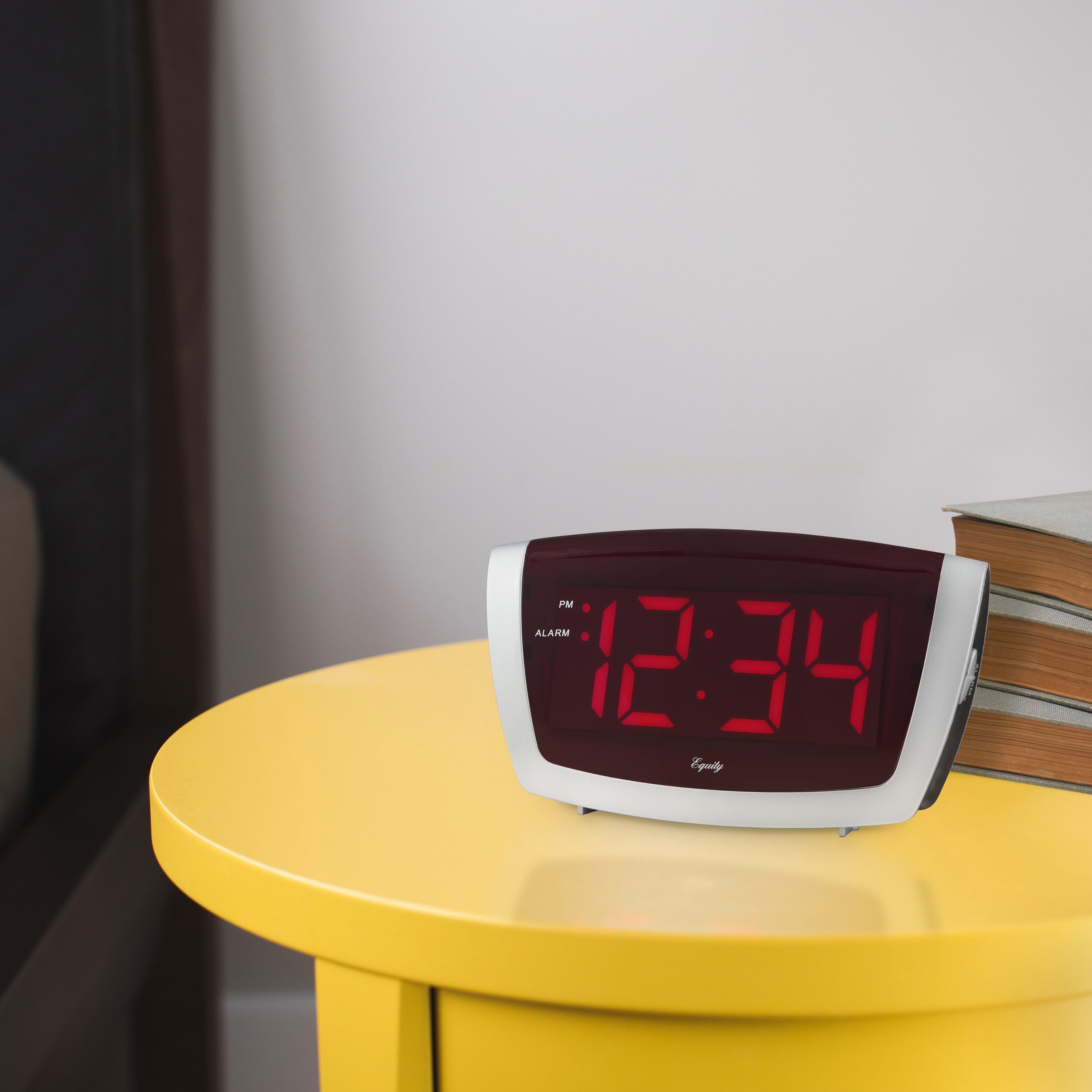 Equity 75906 1.8-Inch LED Alarm Clock with Hi/Lo Dimmer