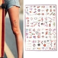 thumbnail image 4 of Temporary  Stencil Book, Glitter  Stencils Long Lasting Reusable Professional  For Kids For Body Book 9,Book 10,Book 14, 4 of 8