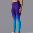 thumbnail image 5 of Timegrad Workout Pants for Women Stretch Slim Yoga Leggings Gradient Color Butt Lifting Gym Pants Fall, 5 of 7