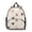 Geometric Triangle Beige, variant on Black and Gold Marble Pattern Backpack for School, Cute School Bag with Adjustable Shoulder Straps and Padded Back, 13.8"x11.4"x6"