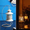thumbnail image 3 of Hollow Hanging Bird Cage Candle Suptor Candelabro La Fiesta en Casa () White, 3 of 9