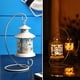 thumbnail image 2 of Sywqhk Portavelas de jaula de pájaro colgante hueco candelabro decoración de fiesta en casa (blanco) Sywqhk Para estrenar, 2 of 9