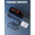 thumbnail image 6 of GOOLOO AP150 PRO Cordless Compact Tire Inflator, 4X Faster 150 PSI Portable Air Compressor with 7500mAh Battery, Color LED Display, Auto Shut-Off, Pressure Gauge and LED Light for Car, Bike, Ball, 6 of 9