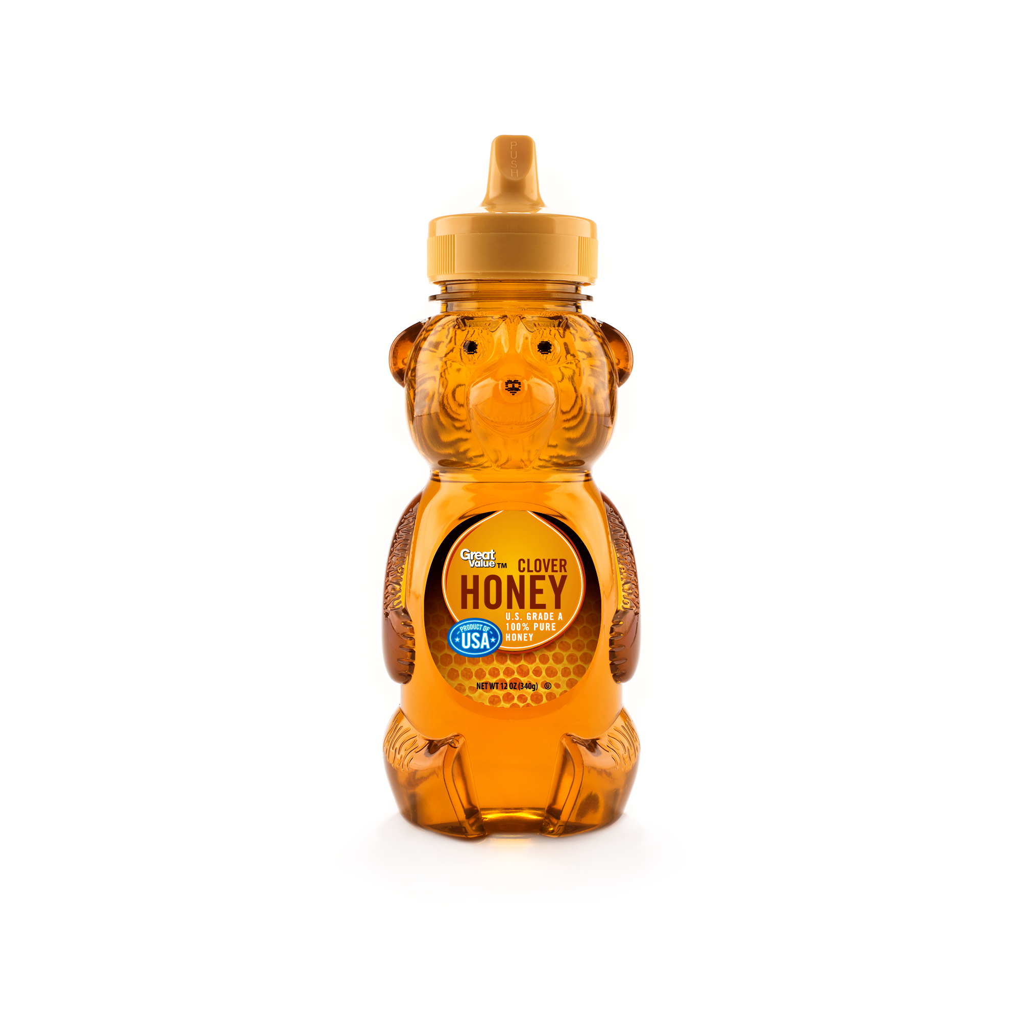 Great Value, U.S.A Honey, 12 oz Bear by Wal-Mart Stores, Inc.