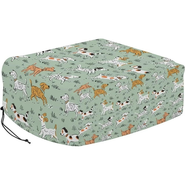 Dogs RV Accessories RV Air Conditioner Cover,Heavy-Duty Fabric,Draw Cord Hem,Easy to Install and Clean Travel Trailer Accessories
