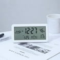 thumbnail image 2 of PENGXIANG Big Screen Digital Alarm Clocks Home Thermometer Hygrometer for Bedroom Bedside Office, 2 of 6