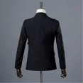 thumbnail image 3 of Men's 2-Piece Formal Suit with Embroidered Blazer and Pants for Wedding or Prom Events, 3 of 5