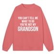 thumbnail image 4 of Womens Workout Sweatshirts Casual Long Sleeve Round Neck Cute Hoodless Pullover Loose Top Hot Pink, 4 of 4