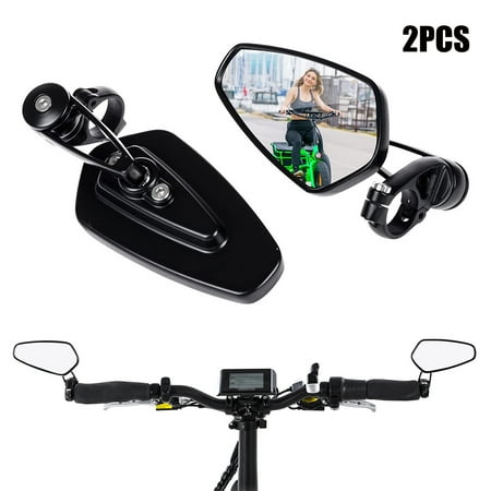 Addmotor Bike Mirror, Universal Riding Handlebar Mount Rear View Mirrors, Rotatable Angle Bicycle Glass Mirrors, Bike Accessories
