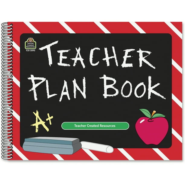 Teacher Created Resources, TCR2093, Chalkboard Teacher Plan Book, 1