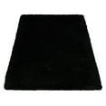 thumbnail image 4 of Rugsotic Carpets Hand Tufted Shag Polyester Eco-Friendly Area Rugs - 5'x8', Rectangle, Black, Plain Solid Design, High Pile Handmade Anti Skid Rugs for Living Room, Bed Room K00111, 4 of 5