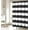 Black and White, variant on Nautical Stripe Design Shower Curtains Bathroom Accessories Waterproof Fabric Bath Decor Shower Curtain Set Black and White Small Stall Size 36"x72"