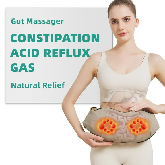 Gastrointestinal Relief Massager for Constipation, Bloating, Gas, Acid Reflux, Heartburn Relief for Women &amp; Men, Stool Softener Abdominal Massager with Dynamic Kneading