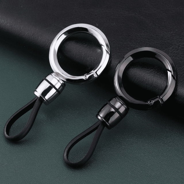Men's Car Key Chain, Personalized Creative Stainless Steel Car Keychain for Men, Anti-Loss Heavy Duty Metal Key Ring