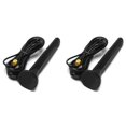 thumbnail image 1 of 2X Antena GSM GPRS 3G 4G 5G para Exteriores de Alta Ganancia 15DBi 600-6000MHz SMA Macho Impermeable Antena, 1 of 7