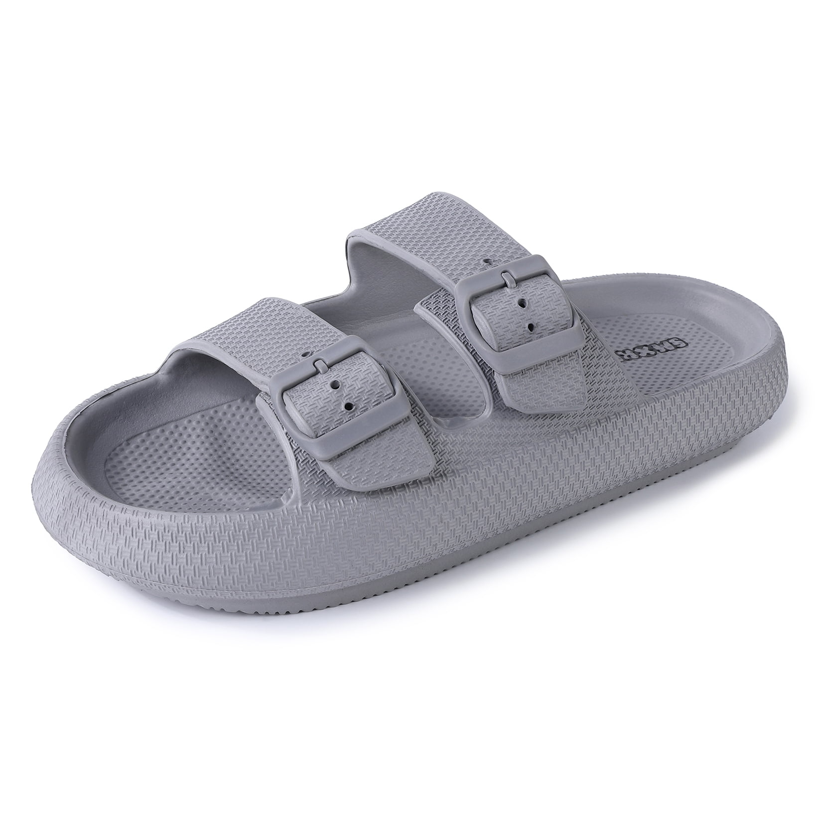 Oyang Men s Cloud Slides Double Buckle Adjustable Summer Beach