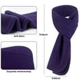 thumbnail image 3 of Loritta winter hats for women Long Scarf Warmer Gloves Set Winter Accessories for Women Purple, 3 of 5