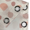 thumbnail image 4 of Ambesonne Exotic Grommet Curtain, Tropical Palm Tree Leaf Art, 50"x108", Eggshell and Pale Salmon, 4 of 5