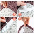 thumbnail image 4 of Cinta adhesiva para alfombra fija, antideslizante, reutilizable, para interior y exterior, 8 Uds., 4 of 8