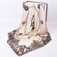 thumbnail image 4 of Bufanda de seda para mujer, imitación de seda, cuadrada, con estampado europeo y americano, cadena de leopardo, chal de satén, 4 of 5