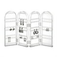 thumbnail image 4 of Acrylic Earring/Jewelry Organizer Display Rack, Folding Panels, Holds Earrings, Keys, Watches, Lightweight Portable, Easy to Clean, 4 of 6