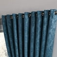 thumbnail image 3 of WARM HOME DESIGNS 1 Extra Wide, Extra Long 102" X 96" Panel of Blue Teal Patio Door Curtains. Blackout Sliding Glass Door Curtain or Room Divider Drape. EV Teal Patio 96, 3 of 6