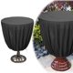 thumbnail image 2 of Cubiertas para baño de pájaros de tela 210D de invierno con cordón resistente al viento, protector de estatuas de jardín para uso en todas las estaciones, grifo para exteriores, 2 of 8