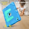 thumbnail image 6 of Fintie Rugged Case for iPad (A16) 11th Generation 11 Inch (2025), iPad 10th Generation 10.9 Inch (2022) - Heavy Duty Shockproof Kid-Friendly Protective Cover, Built-in Kickstand, Blue, 6 of 10