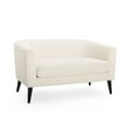 thumbnail image 2 of Noble House Modern Fabric Loveseat Indoor Seating  for Living Room,Bedroom,Apartment recommended, White, 2 of 8