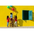 thumbnail image 3 of Van Der, Anges 18x13 Black Modern Framed Museum Art Print Titled - I Want Those Balloons!, 3 of 5