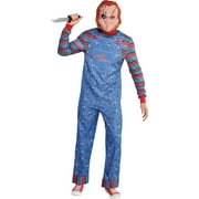 Party City Chucky Halloween Costume for Men, Child’s Play, Standard, Includes Jumpsuit and Mask