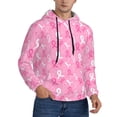 thumbnail image 2 of Wukai Breast Cancer Awareness (3) Print Men Hoodies Fleece Sweatshirts Long Sleeve Sweaters Pullover Fall Outfits Winter Clothes-Small, 2 of 7