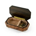thumbnail image 2 of Gorgeous 30 Note Natural Wood Tone Classic Style Cut Corner Music Box - Time To Say Goodbye (Con te Partiro), 2 of 2