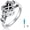 6, variant on Black Onyx Urn Ring for Ashes 925 Sterling Silver Vintage Celtic Knot Heart Cremation Ring Holds Ashes Memorial Keepsake Jewelry for Women