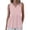 *Pink, variant on Women's V Neck Sleeveless Flowy Peplum Blouse ,Casual Solid Color Tank Top Navy,Womens Plus S