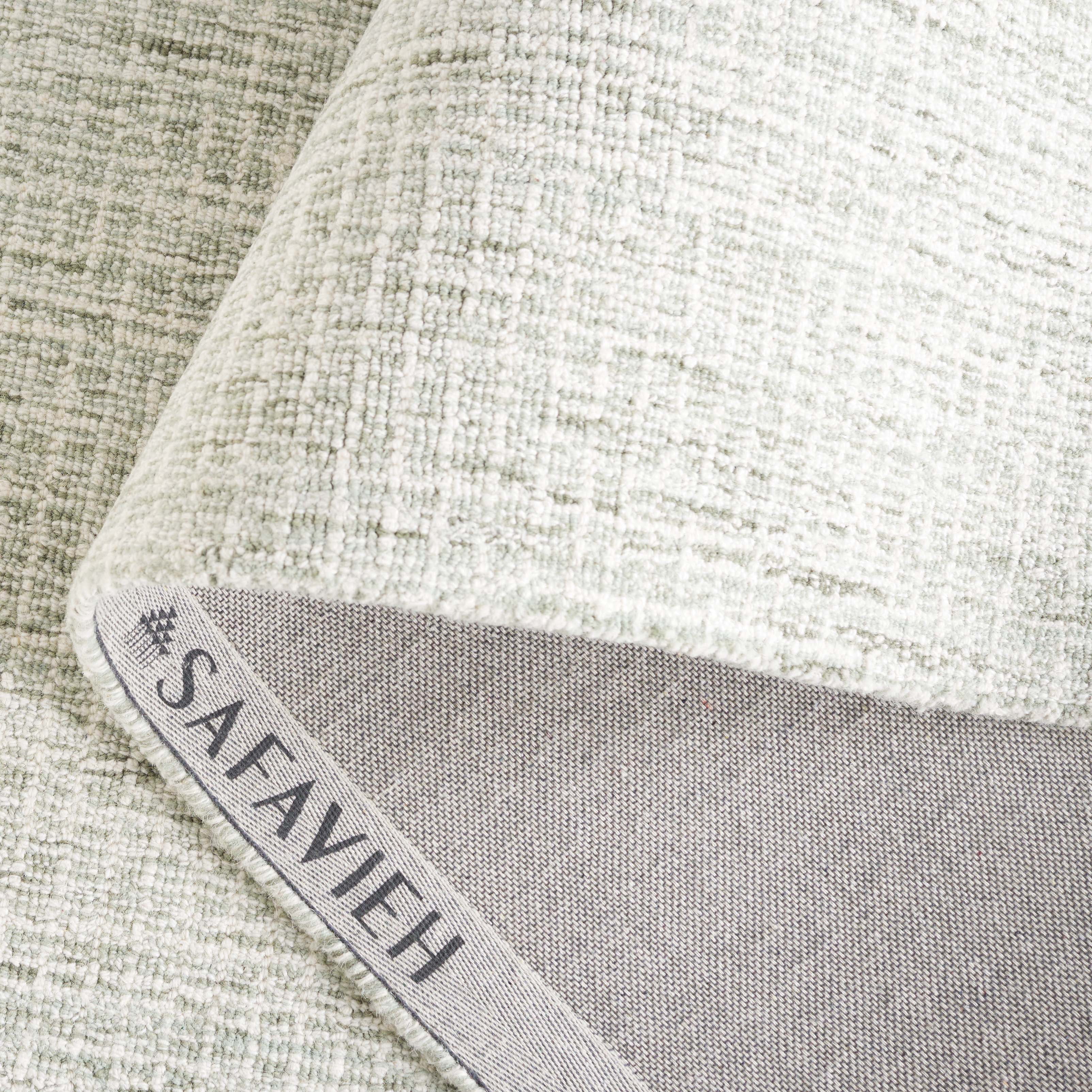 SAFAVIEH Abstract Emely Abstract Wool Area Rug, Sage/Ivory, 8' x 10'