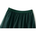 thumbnail image 3 of Tulle Skirts for Women Pleated Layered Tutu Skirt Ladies Elegant Flowy Long Skirts Bridesmaid Wedding Midi Skirt, 3 of 6