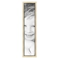 thumbnail image 2 of ArtToFrames 9" x 42" Silver with Black Lip Picture Frame, 9x42 inch Multi Wood Poster Frame (WOM-5193),  Pack, 2 of 7