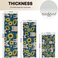 thumbnail image 4 of French Bulldog Sunflowers Floral Kitchen Rugs Sets Of 3,Kitchen Runner Rugs Non Skid Washable,Decorative Kitchen Floor Mats for Kitchen,Sink,Laundry,17"x30"+ 17"x47" + 17"x59", 4 of 6