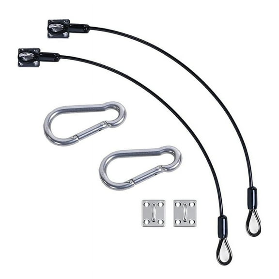 Straps Attach to Black Bear Proof Trash Can. Works Great for Bears, Raccoons, Opossums Lizards,Animal Trash Can Lid Lock