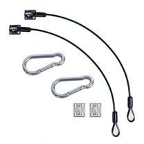 Straps Attach to Black Bear Proof Trash Can. Works Great for Bears, Raccoons, Opossums Lizards,Animal Trash Can Lid Lock