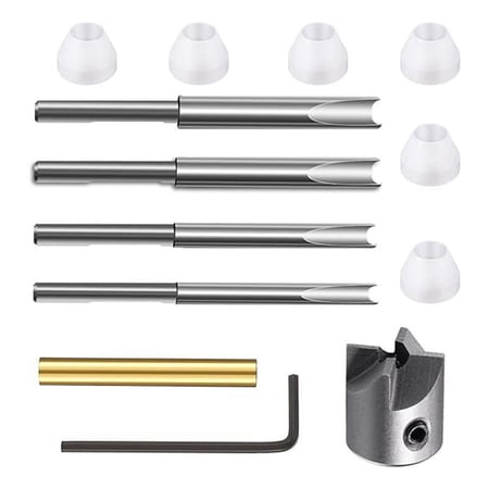 1 set x Pen Barrel Mill Trimmer Set-Silver